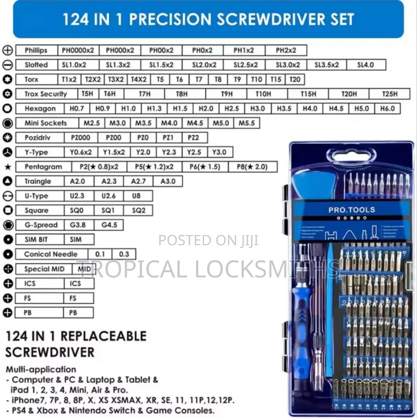 124 in 1 Precision Screwdriver Set