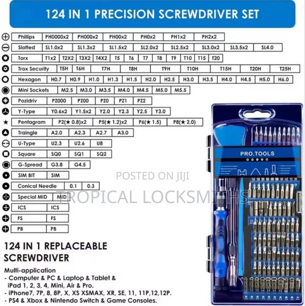 124 in 1 Precision Screwdriver Set - thumbnail 3