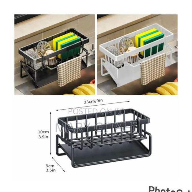 Sink Caddy With Towel Holder - main view