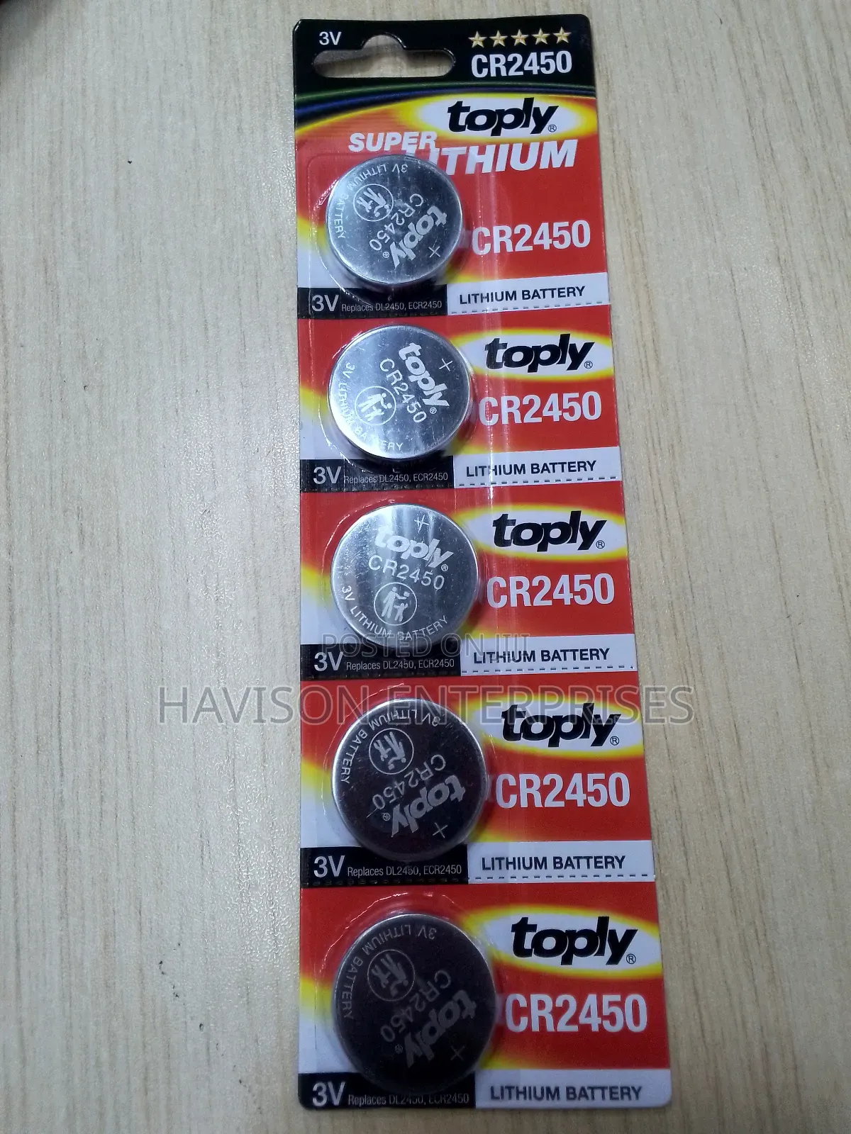 Cr 2450 Toply Batteries