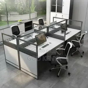 Office Workstation ; 4-Seater Modular Office Workstation