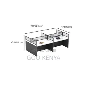 Office Workstation ; 4-Seater Modular Office Workstation