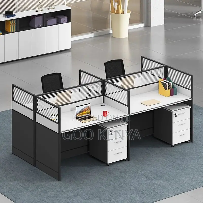 Office Workstation ; 4-Seater Modular Office Workstation