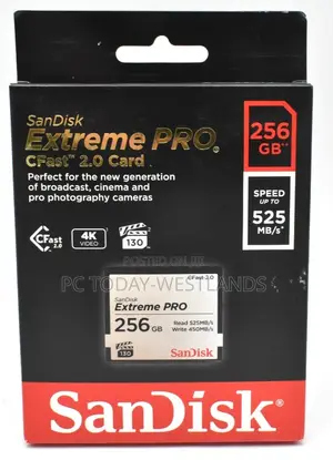 Sandisk Extreme Pro Cfast 2.0 Card 256gb SDCFSP-256g-G46d