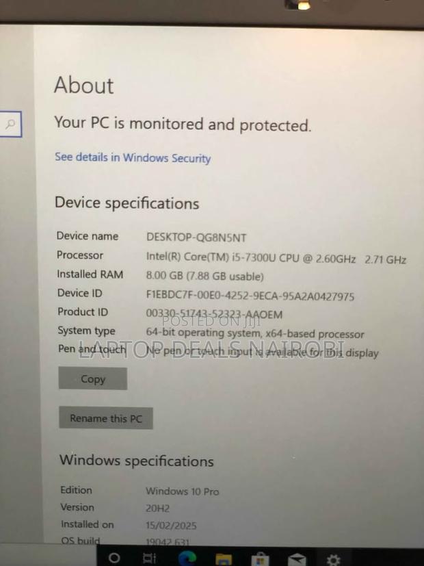 Laptop Dell Latitude 7280 8GB Intel Core I5 SSD 256GB - thumbnail 2