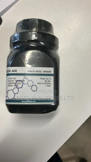 Tin Metal Powder Ar 100g For Lab And General Use