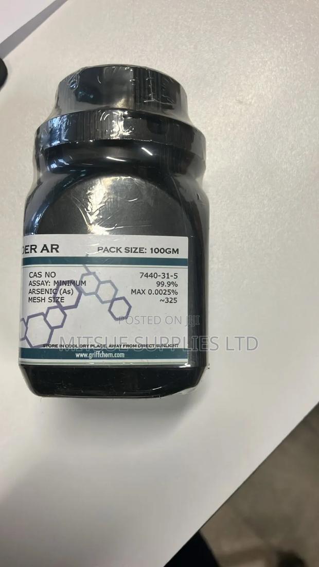 Tin Metal Powder Ar 100g For Lab And General Use