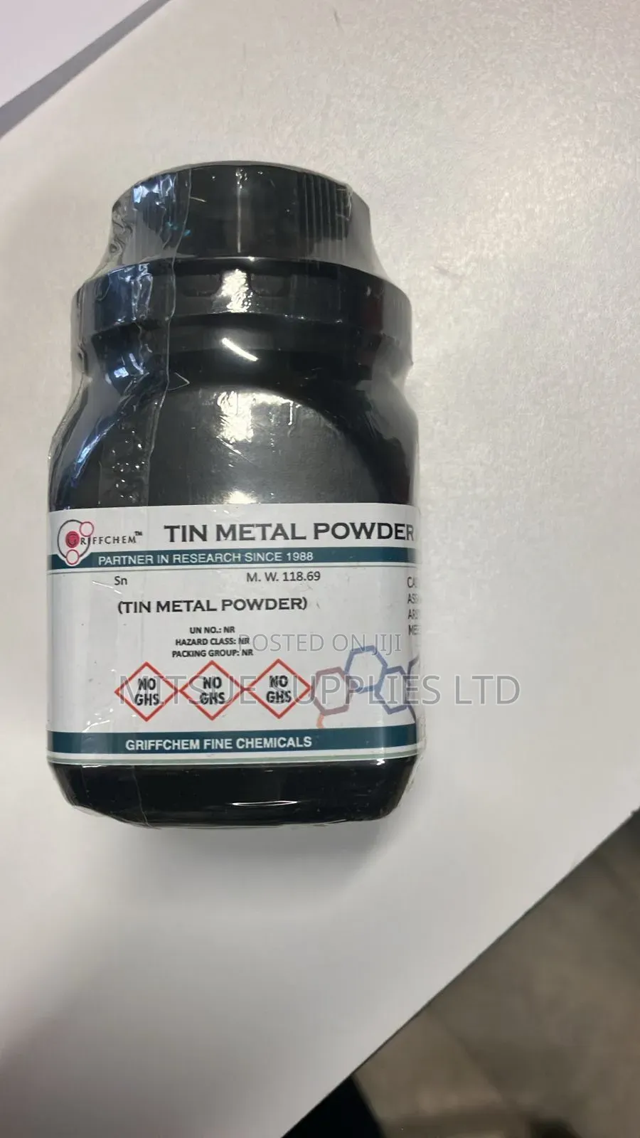 Tin Metal Powder Ar 100g For Lab And General Use