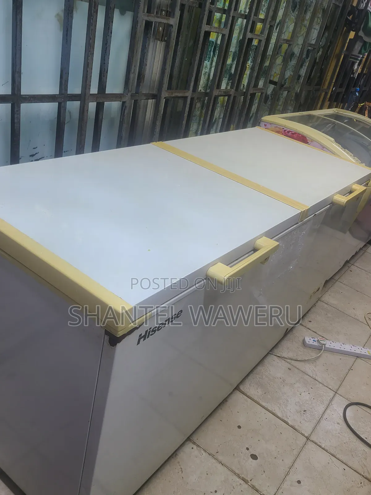 White Double Door Freezer