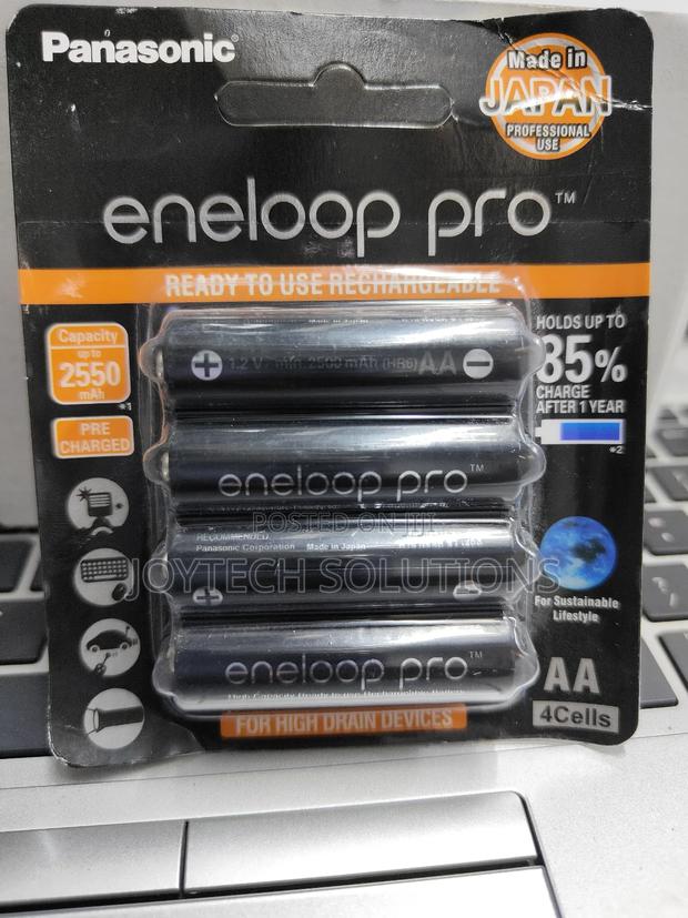 Heavy Duty Double Aa Eneloop Rechargeable Battery. 4 Pack