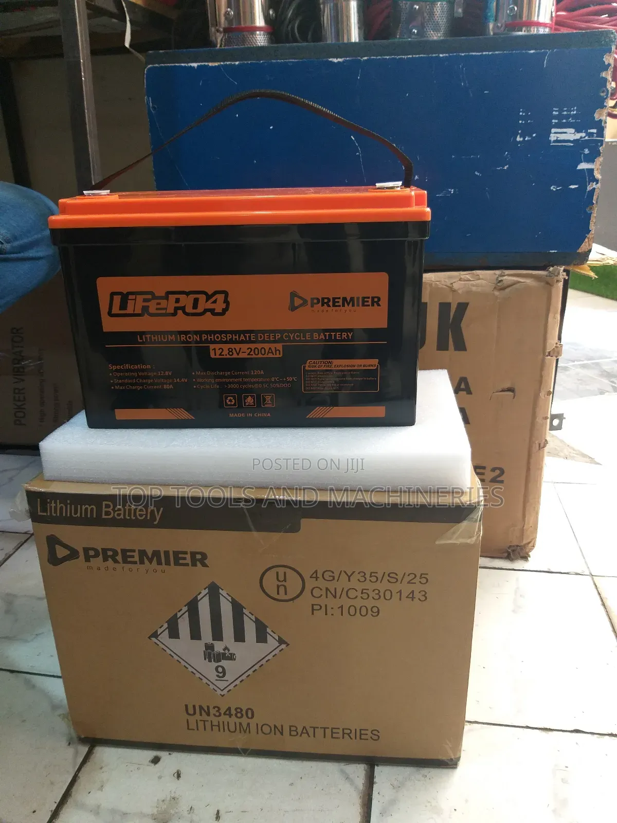 Lifepo4 12.8v200qh Premier Lithium Ion Battery