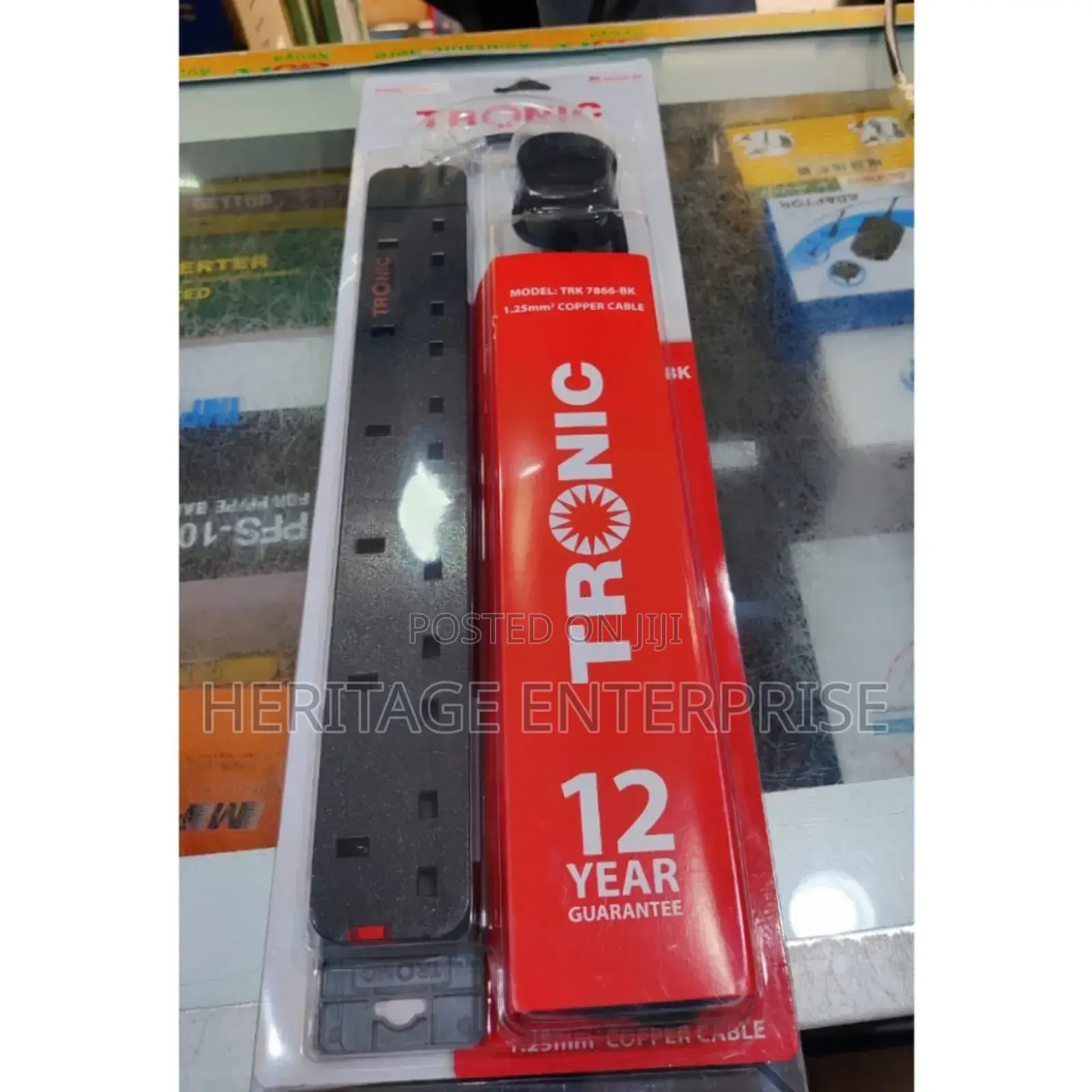 Tronic 6 Way Extension Socket