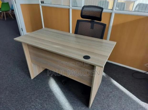Office Computer Table With Office Headrest Chair