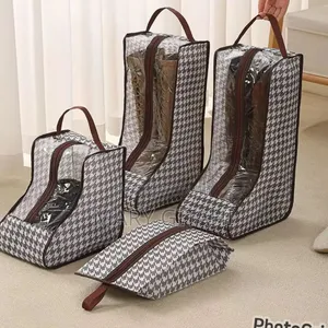 *4pcs Boot / Shoes Storage Bag Set With Handle