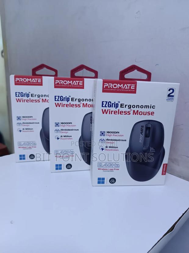 Promate Uniglide Wireless Mouse Ergonomic (Promate Mouse) - thumbnail 4