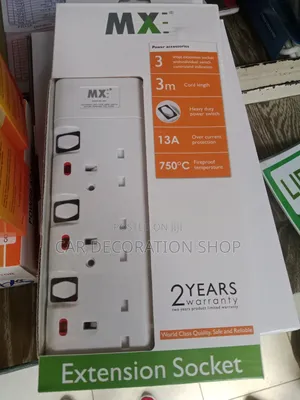 3-Way Individual Switch Extension Socket W