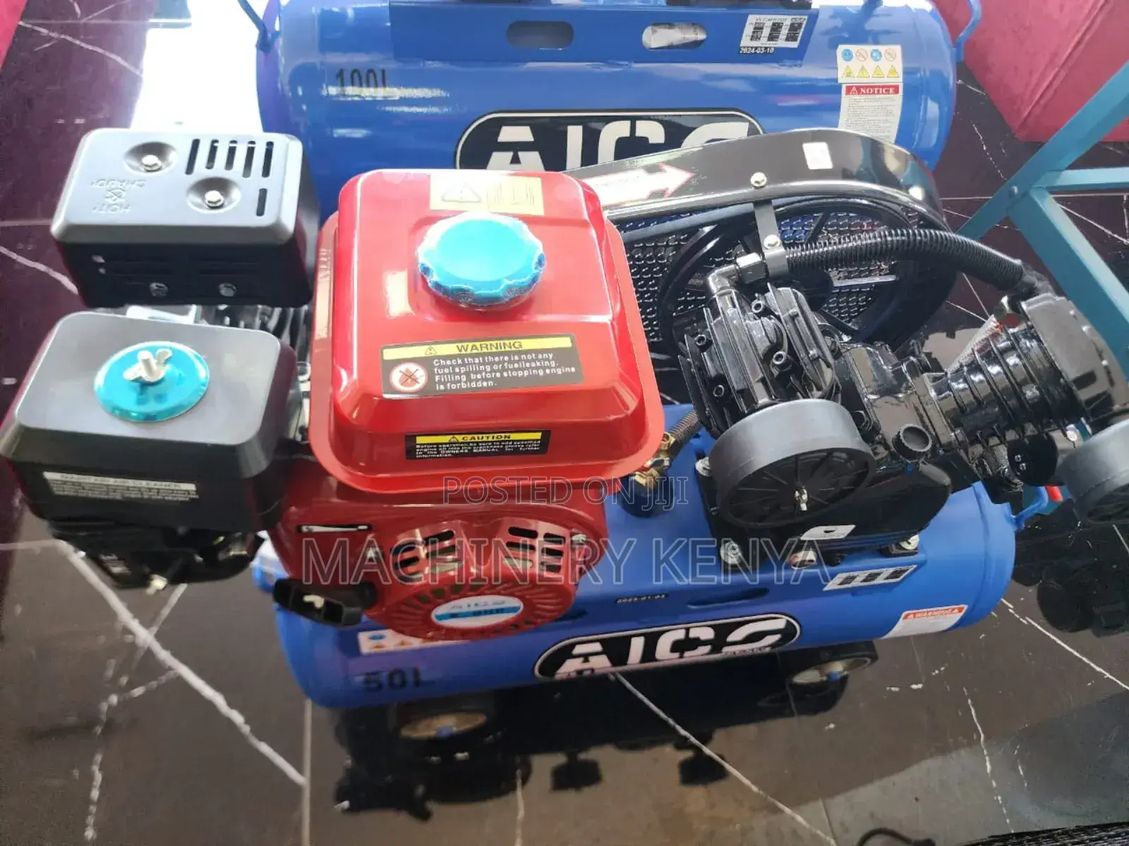 50l Aico Petrol Powered Air Compressor