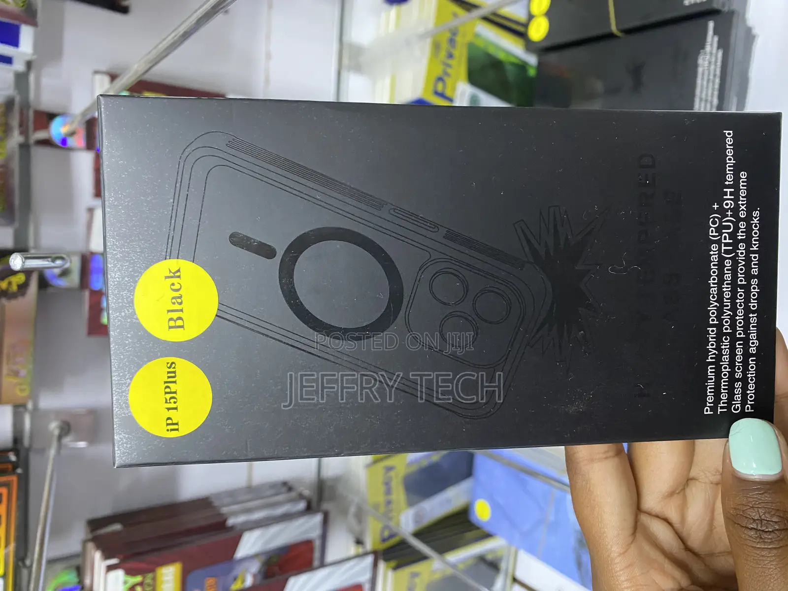 Jonwelsy iPhone 15 Plus, 360 Degree Front and Back Clear