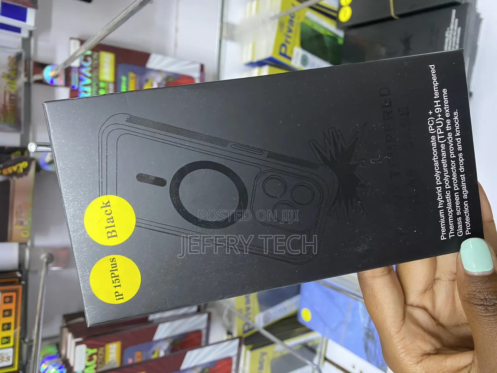 Jonwelsy iPhone 15 Plus, 360 Degree Front and Back Clear