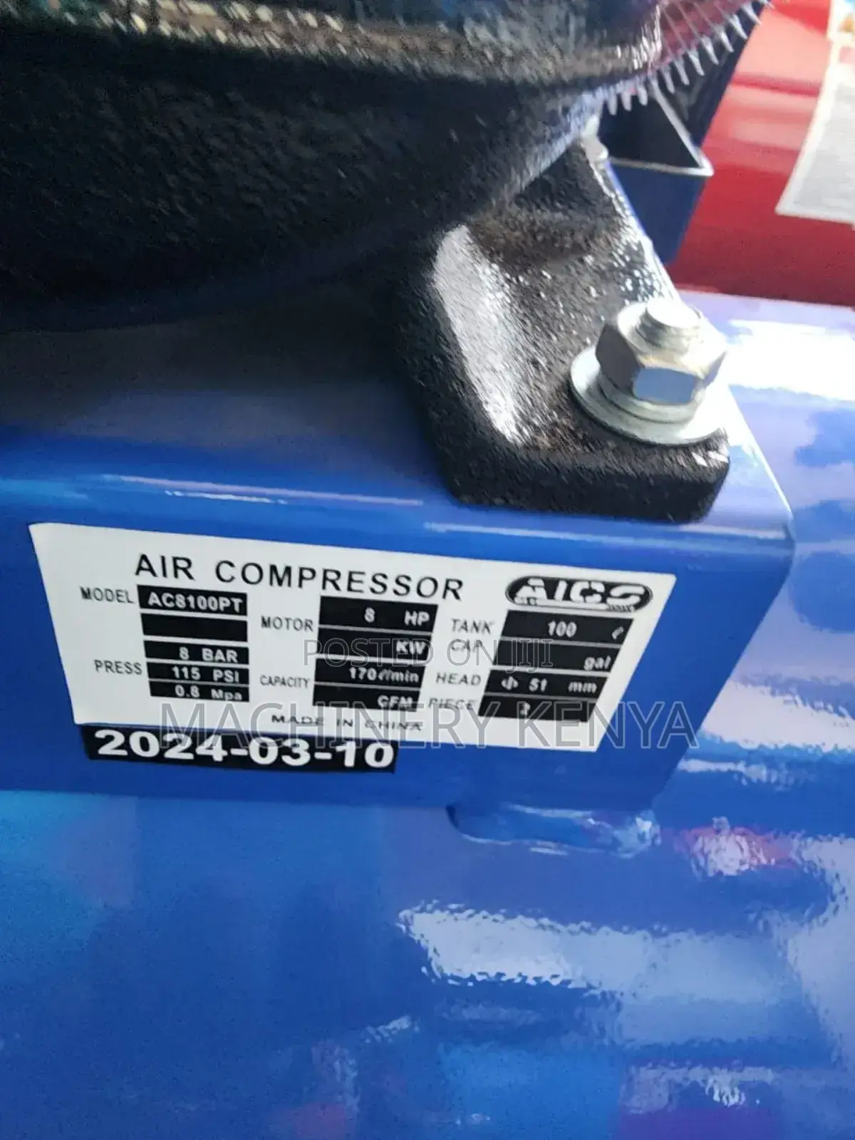 100l Aico Petrol Powered Air Compressor