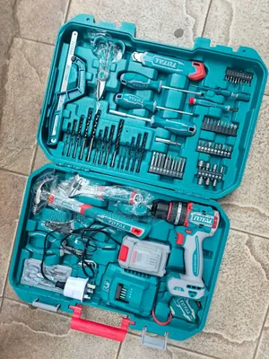 Total 165pcs Tool Set With 20v Cordless Impact Drill