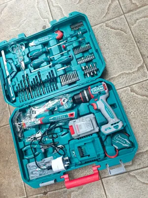 Total 165pcs Tool Set With 20v Cordless Impact Drill