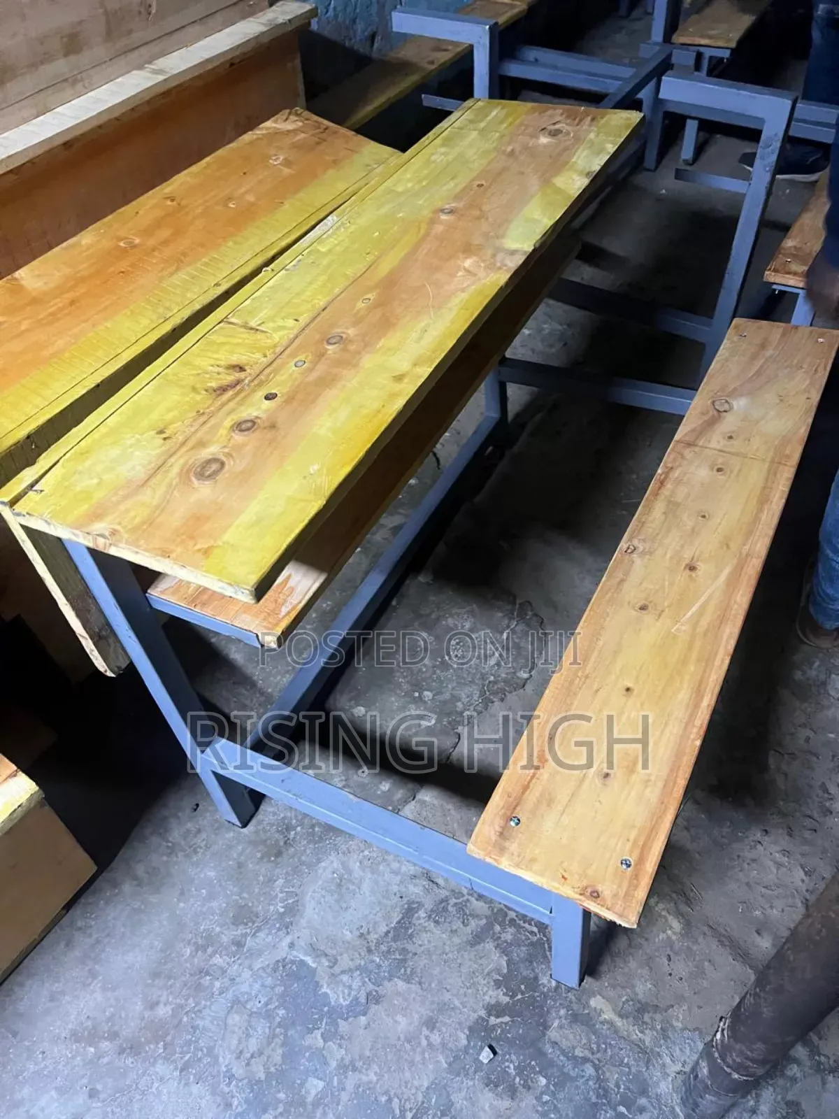 High Quality School Desks Triple