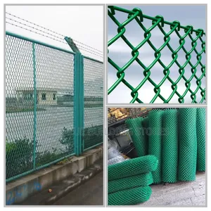 Heavy Duty PVC Coated Chainlink-8g 10g*50*50 8ft