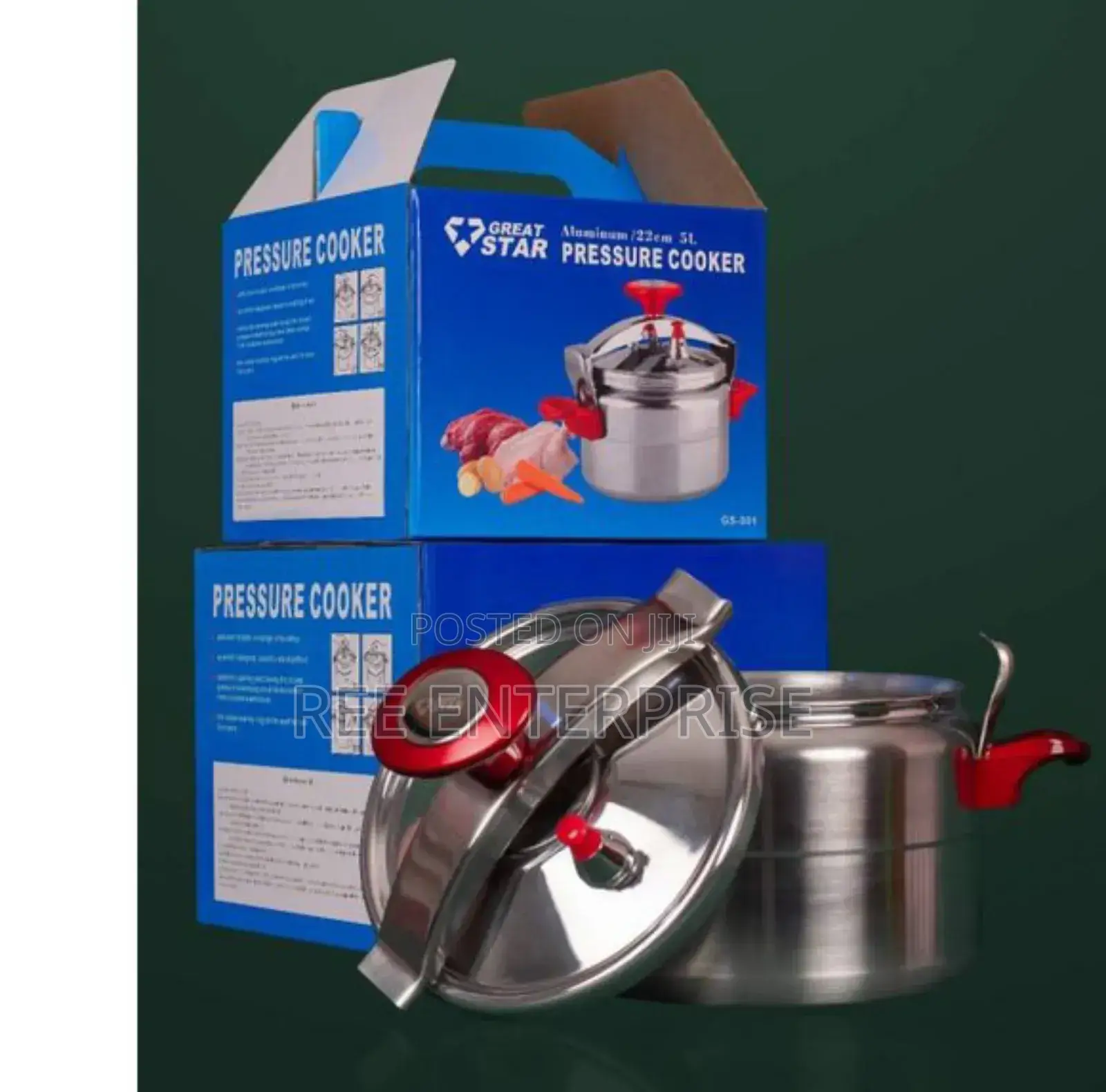 Brand New Greatstar Pressure Cooker.
5ltrs