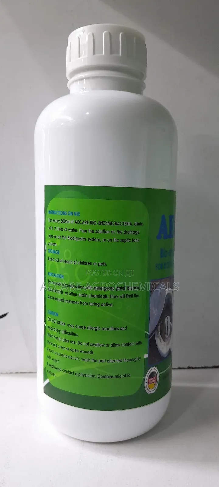 Aecare Bio-enzyme/ Bacteria (Biodigesters And Setic ) 1litre