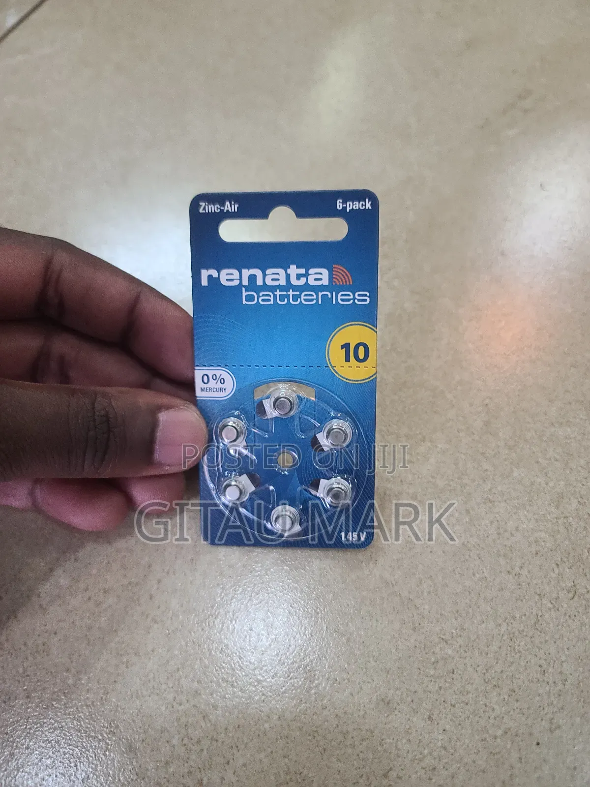 Renata Size 10 6 Pack Batteries