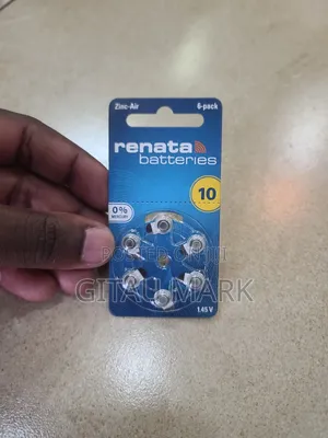 Renata Size 10 6 Pack Batteries