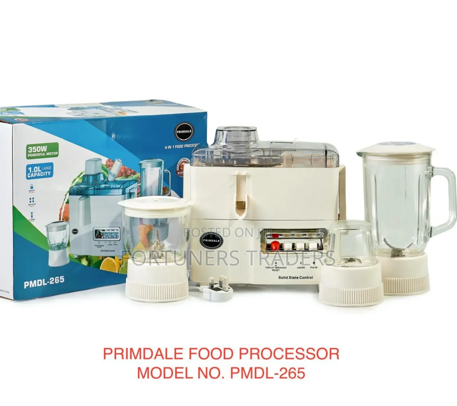 4 in 1 Blender With Chopper Grinder