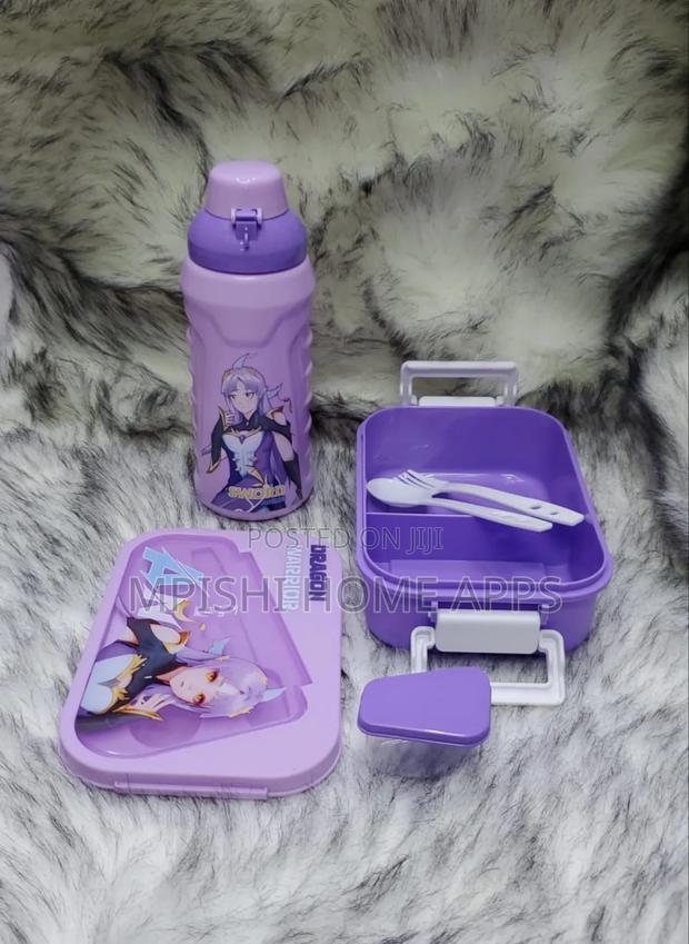 2 In 1 Snack Box With Water Bottle