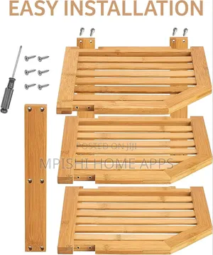 Bamboo 3-tier Corner Shelf Organizer