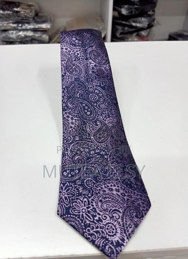 Heather Purple Executive Teardrop Tie Sets - thumbnail 3