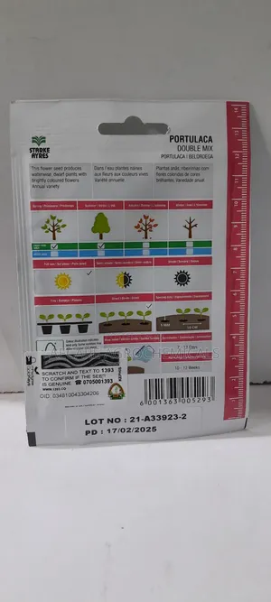 Portulaga Double Mix Flower Seeds 0.4 Grams