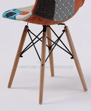 Dining Chair: Eames-Style Padded Shell Home Office Chair