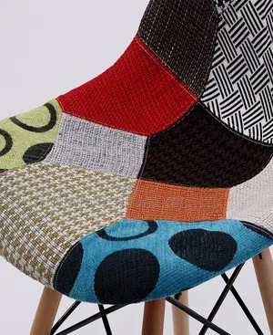 Dining Chair: Eames-Style Padded Shell Home Office Chair