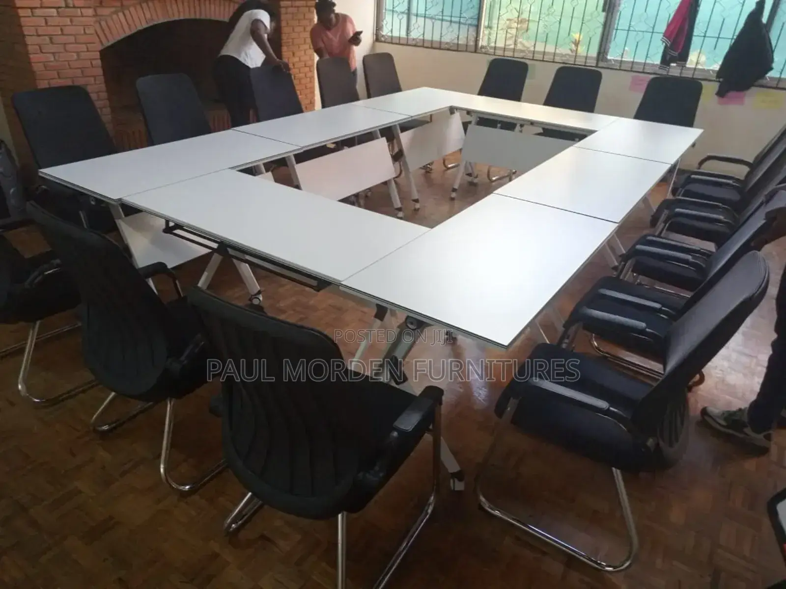 Boardroom Table Set(Fixed With Training Wheels Tables?