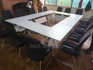 Boardroom Table Set(Fixed With Training Wheels Tables?