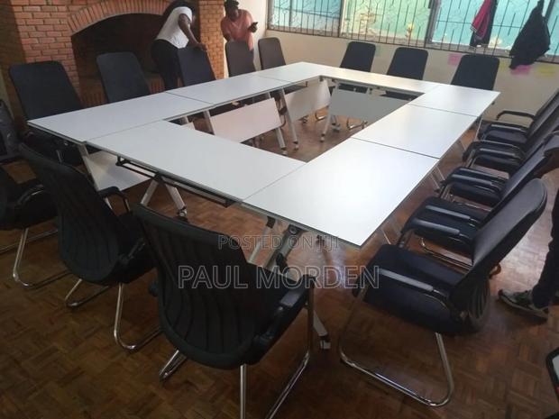 Boardroom Table Set(Fixed With Training Wheels Tables?