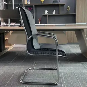 Office Chair:Contoured Ergonomic Leather Office Medium Chair
