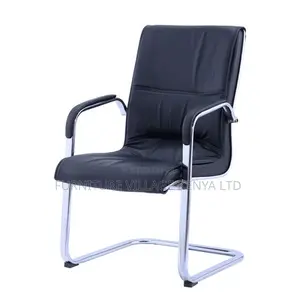 Office Chair:Contoured Ergonomic Leather Office Medium Chair