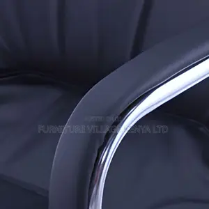 Office Chair:Contoured Ergonomic Leather Office Medium Chair