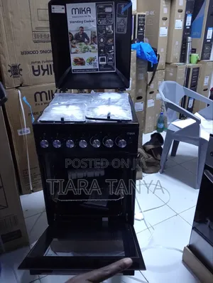 Mika Standing Cooker 50cm X60cm 3gas Pipe 1rapid Hot Plate