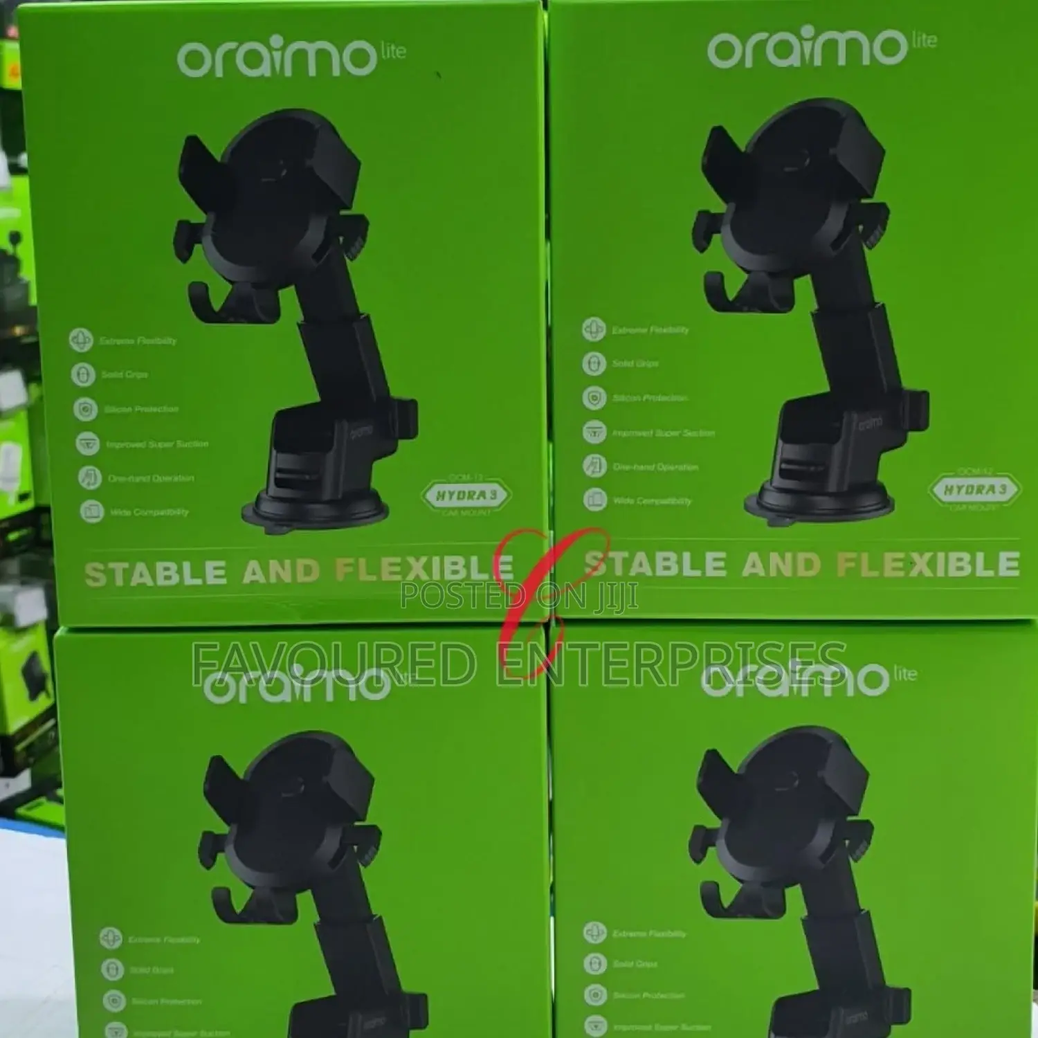 Oraimo Hydra 3 Ocm-12 Car Mount Stable and Flexible