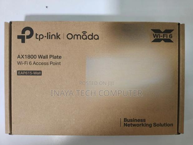 Tp-Link Ax1800 Wall Plate Wifi 6 Access Point - Eap615-Wall - main view