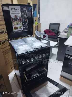 Mika Standing Cooker 50×60cm 3 Gas+ 1 Electric