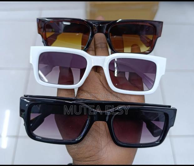 Black,White Grey Unisex Shades - thumbnail 3